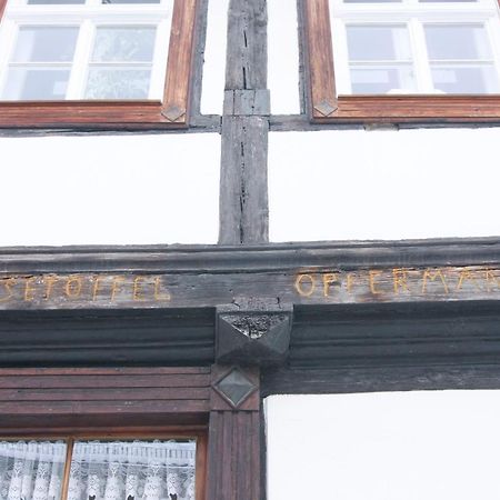 Urlaub im Fachwerk - Das Sattlerhaus Quedlinburg Exterior foto